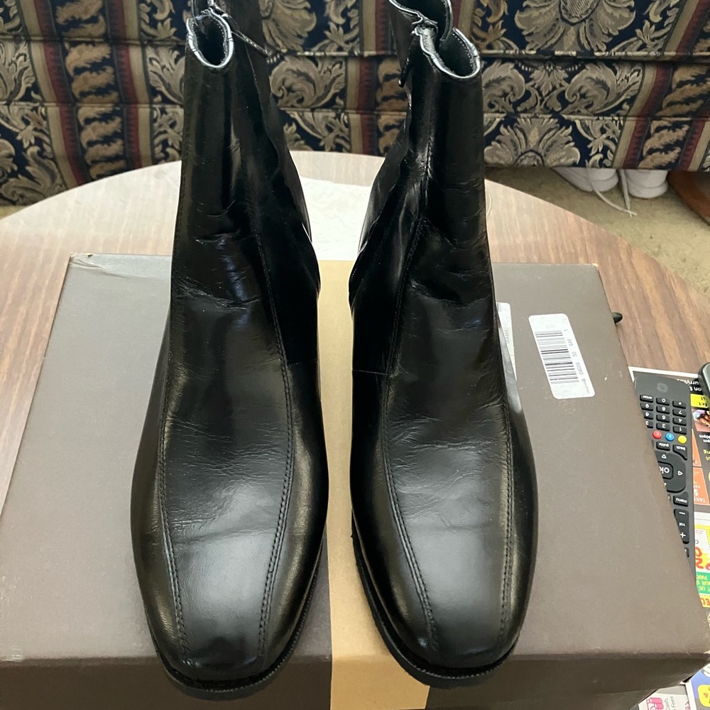 Florsheim Black Leather Dress Boots